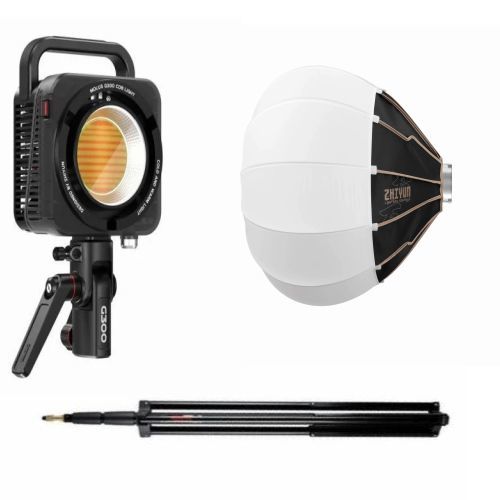 Zhiyun Molus G300 LED + Lantern Softbox 65D Çekim Seti