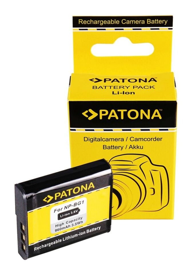 PATONA 1050 Battery Sony NP-BG1 960mAh 3.6V
