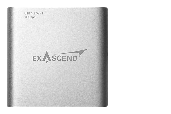 Exascend CFexpress Type B/SD Express/SD/microSD card reader (4in1)