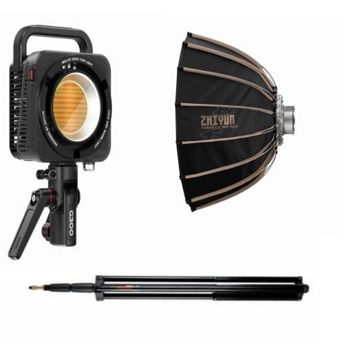 Zhiyun Molus G300 LED + Parabolic Softbox  60CM Çekim Seti