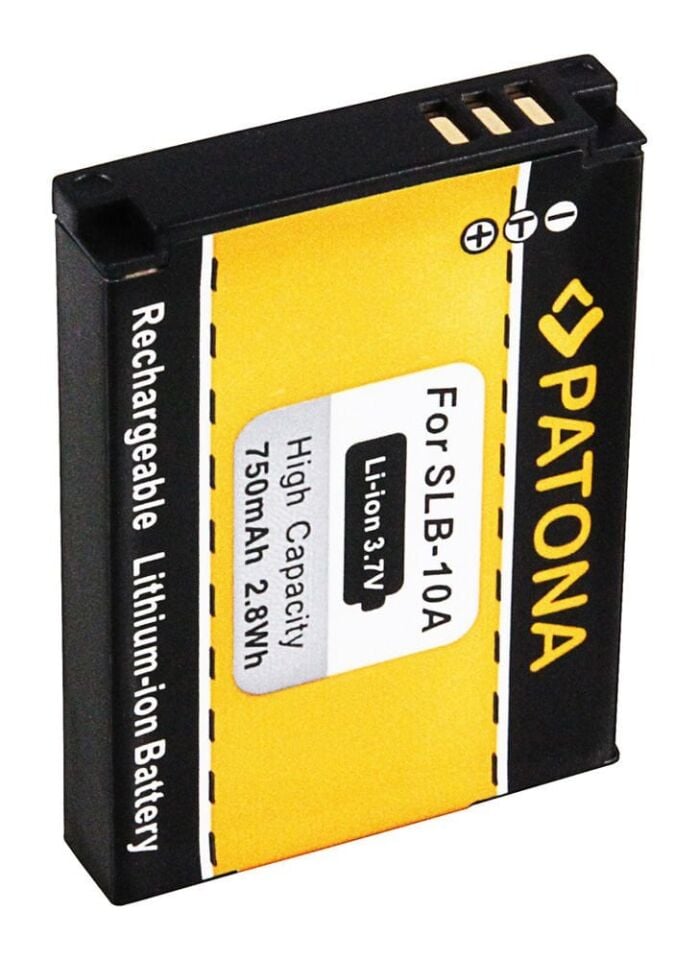 PATONA 1082 Battery Samsung SLB-10a 750mAh 3.7V