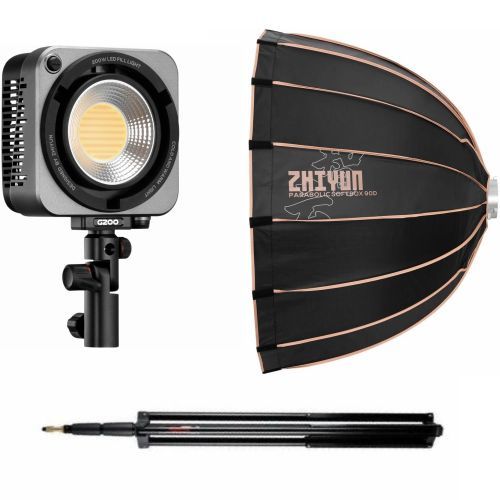 Zhiyun MOLUS G200 Bi-Color + Parabolic Softbox 90D Çekim Seti