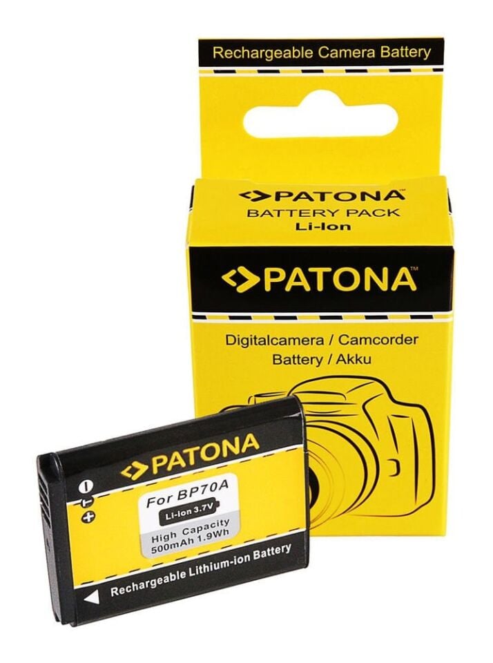 PATONA 1080 Battery Samsung BP70A 500mAh 3.7V