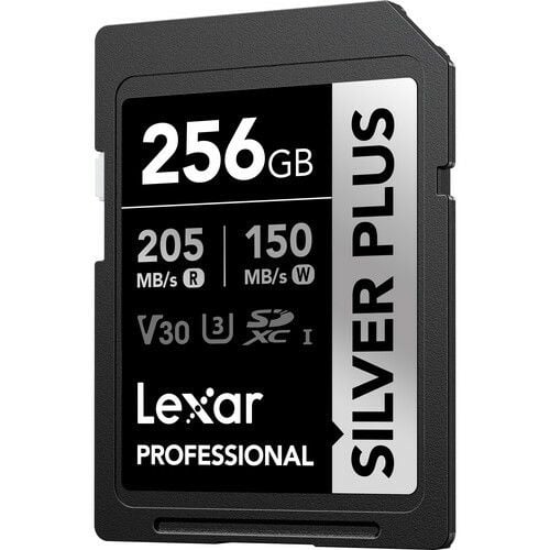 Lexar 256GB Profesyonel Silver Plus UHS-I SD Hafıza Kartı