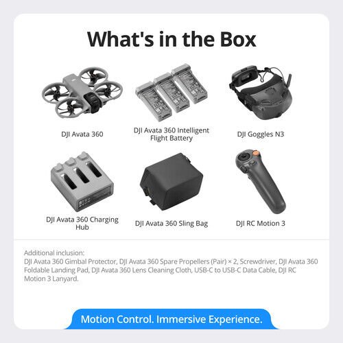 DJI Avata 360 Motion Fly More Combo