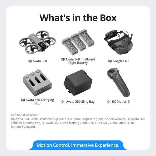 DJI Avata 360 Motion Fly More Combo (DJI Goggles N3)