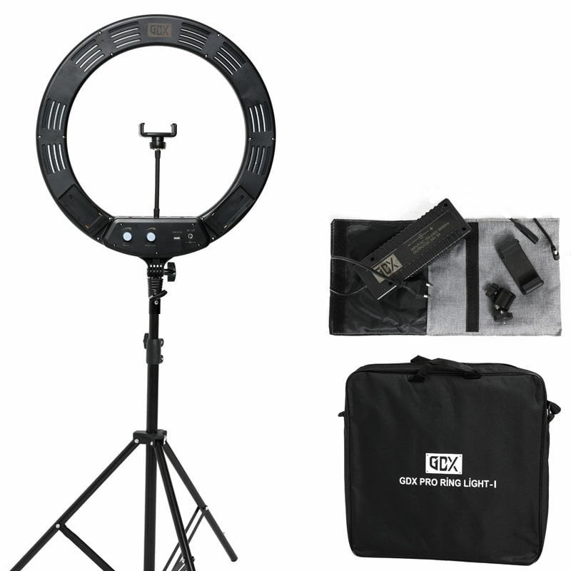 Gdx Pro Ring Light 450 Led 60W Bicolor Youtuber Kit Makeup Kit