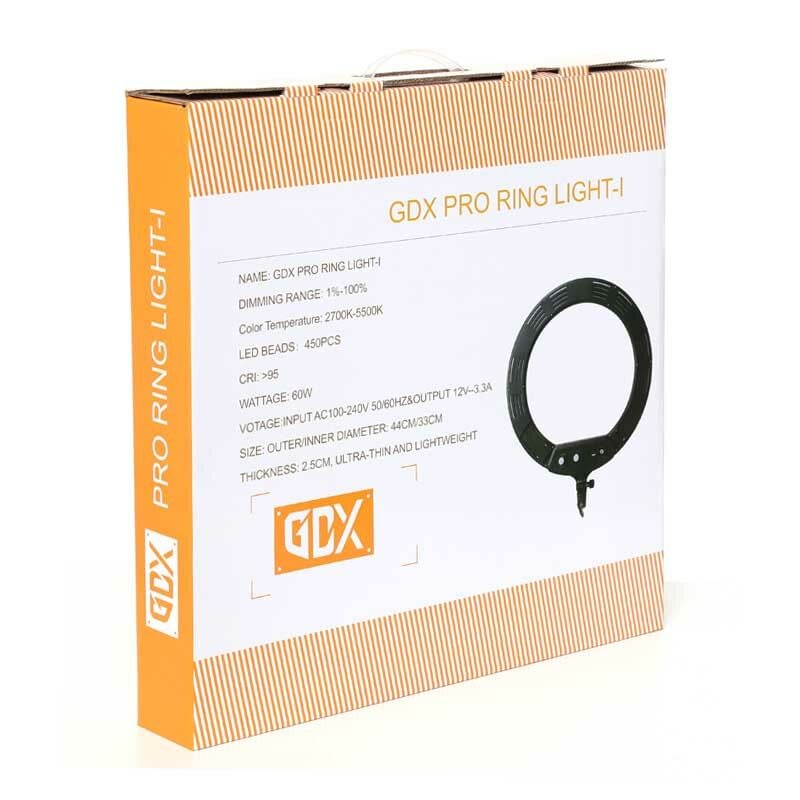 Gdx Pro Ring Light 450 Led 60W Bicolor Youtuber Kit Makeup Kit