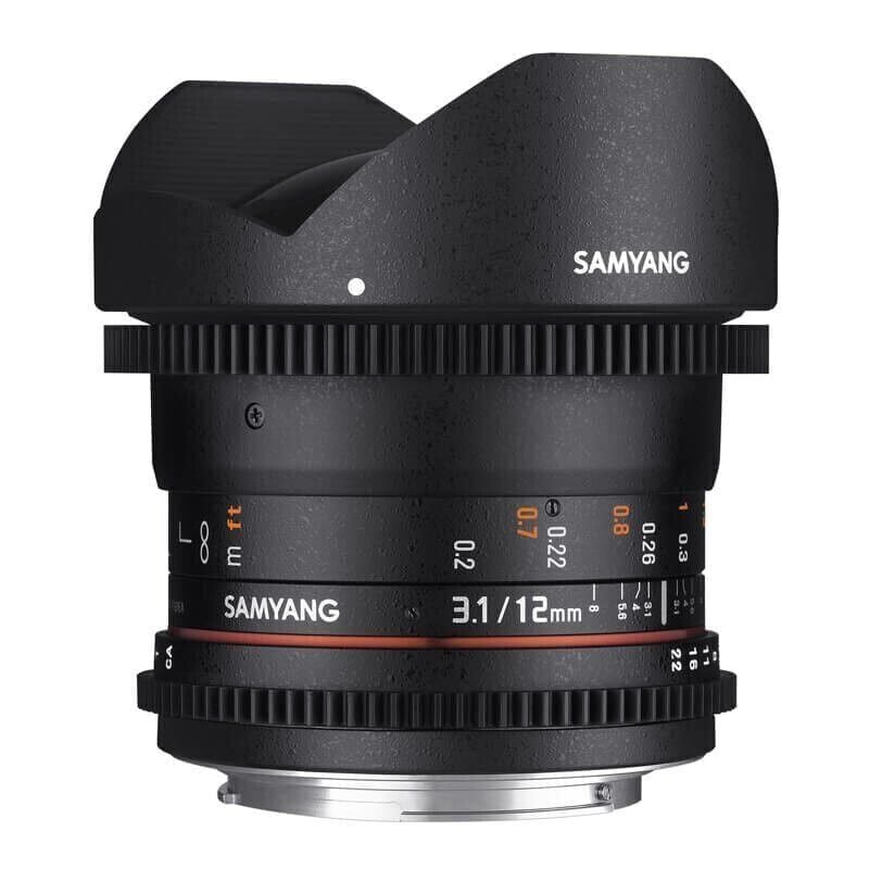 Samyang 12mm T3.1 ED AS NCS Balıkgözü Lens (Sony E)