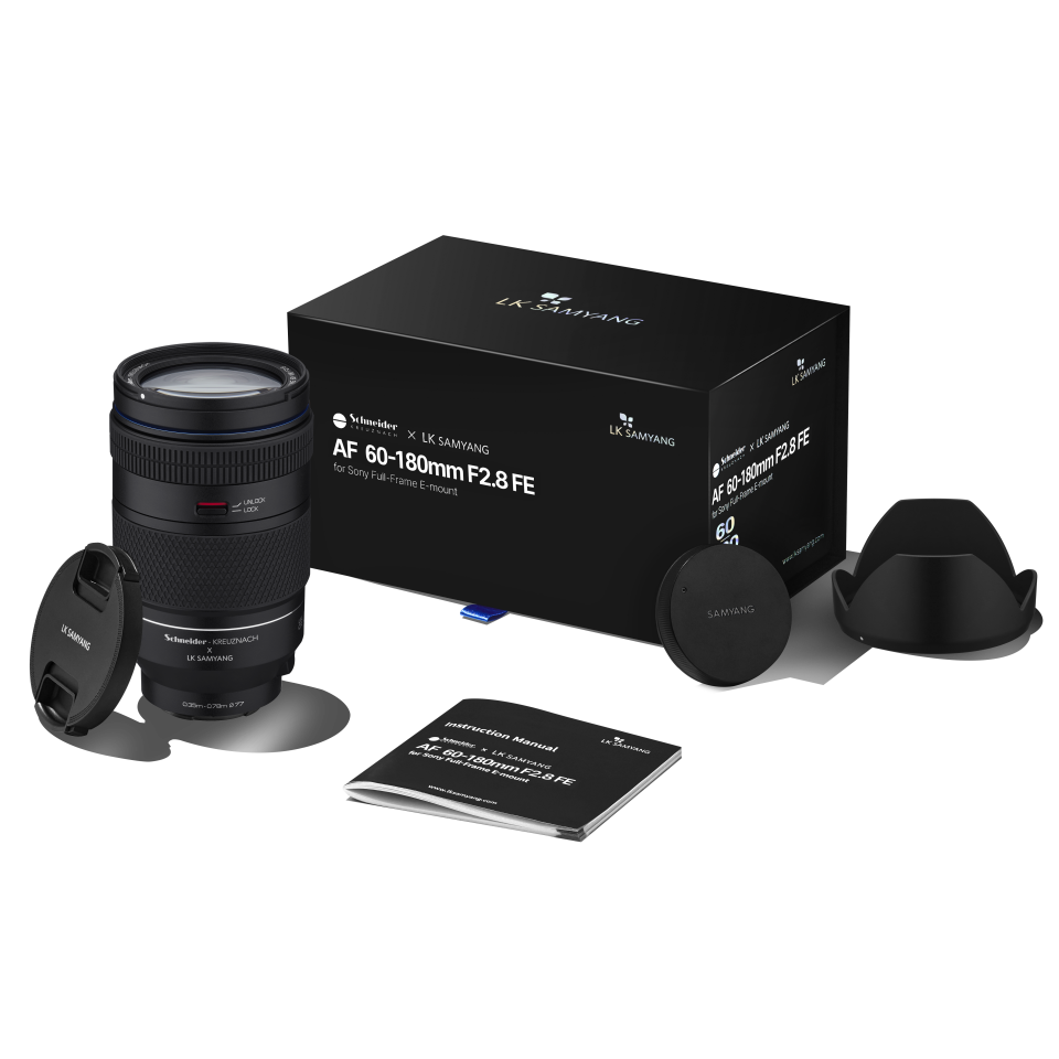 Samyang AF 60-180mm F2.8 FE Zoom Lens (Sony E Mount) + Marumi FS PLUS UV 77mm HEDİYELİ