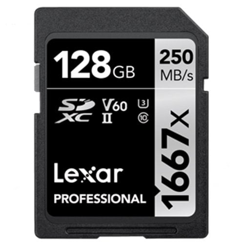 Lexar 128GB Professional 1667x UHS-II SDXC Hafıza Kartı