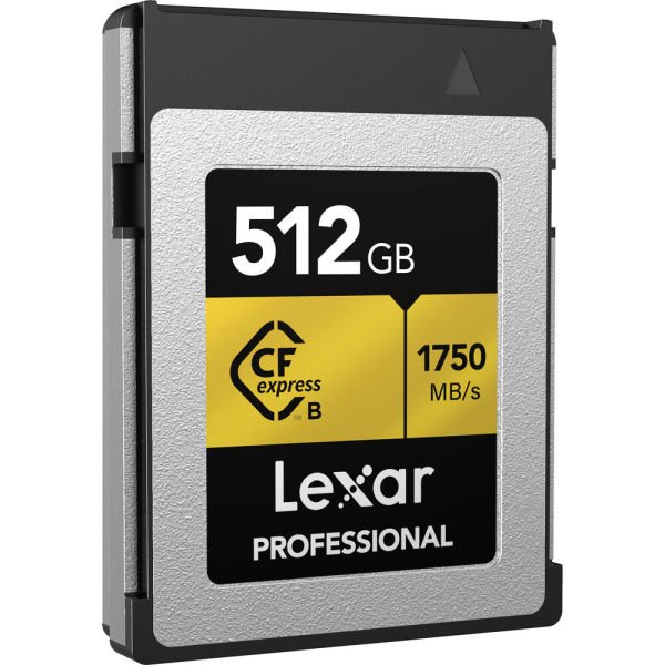 Lexar 512GB Professional CFexpress Type B Hafıza Kartı Gold Seri