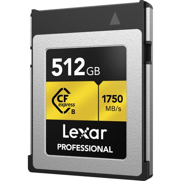 Lexar 512GB Professional CFexpress Type B Hafıza Kartı Gold Seri
