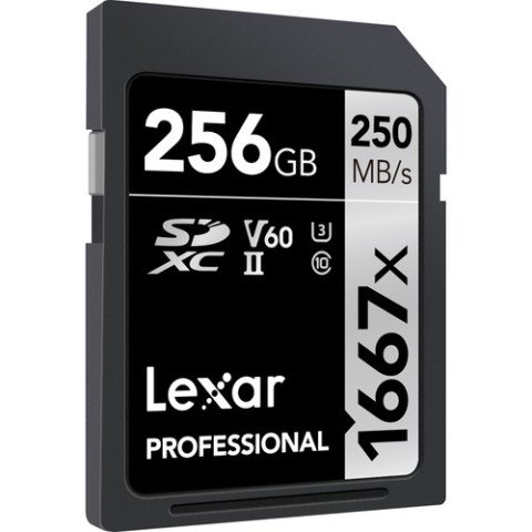 Lexar 256GB Professional 1667x UHS-II SDXC Hafıza Kartı