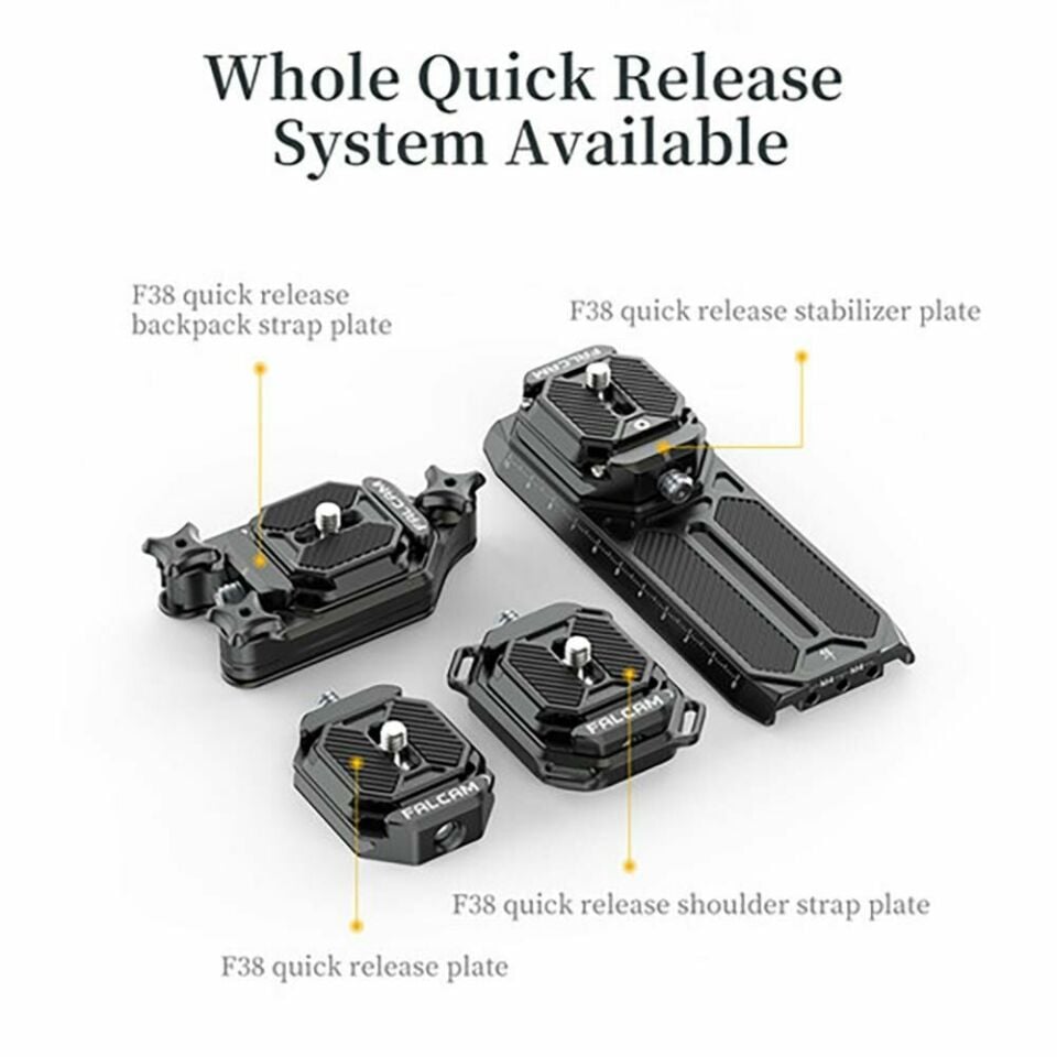 Falcam F38 DJI Stabilizer Quick Release Kit (DJI RS2/RSC2, RS3/RS3 Pro)