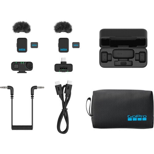 GoPro Wireless Mic Complete Kit Kablosuz Yaka Mikrofonu