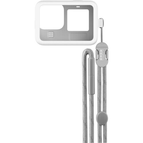 GoPro HERO 12 / 11 / 10 / 9 Kılıf + Boyunluk Beyaz