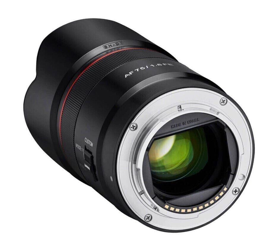 Samyang AF 75mm f/1.8 FE Lens (Sony E)