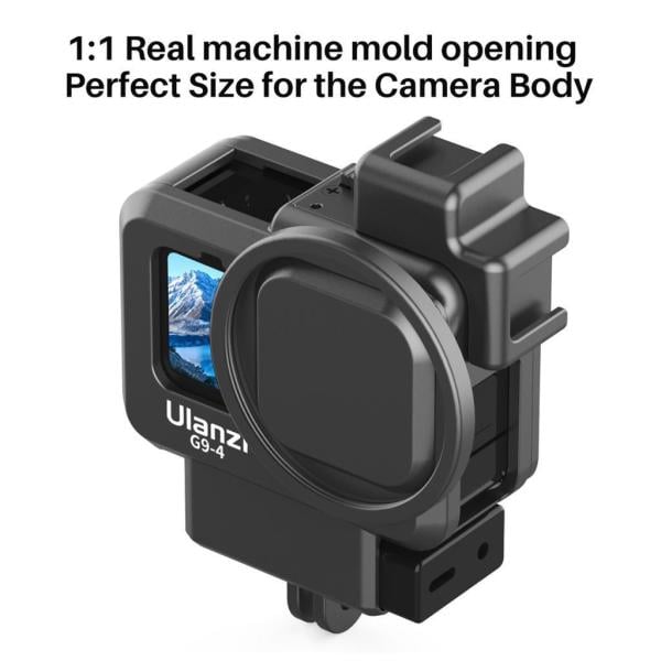 Ulanzi G9-4 Gopro Hero 9 / 10 / 11 /12 Vlog Case Plastik Çerçeve