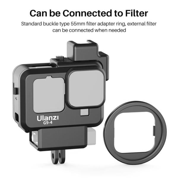Ulanzi G9-4 Gopro Hero 9 / 10 / 11 /12 Vlog Case Plastik Çerçeve