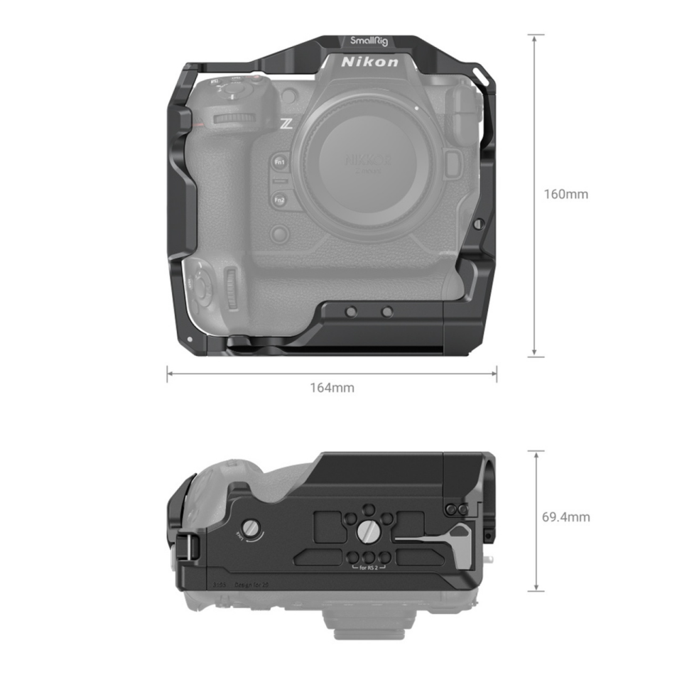 SmallRig 3195  Nikon Z9 için Kamera Kafesi
