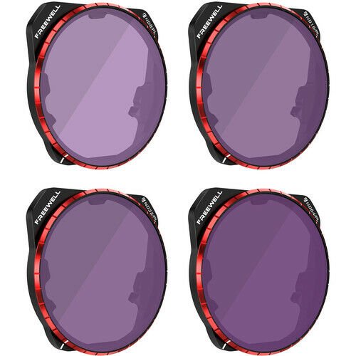 Freewell DJI Mavic 3 Pro/Pro Cine Bright Day ND/PL Filtre (4'lü Paket)