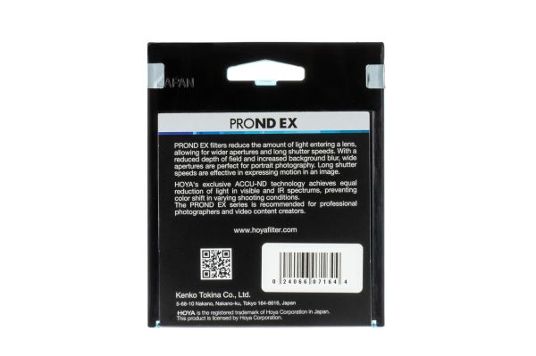 Hoya 58mm ProND EX 1000 Filtre (10 Stop)