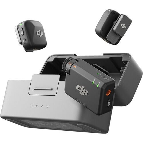DJI Mic Mini  2 Kişilik Kompakt Dijital Kablosuz Mikrofon Sistemi (2TX+1RX+Charging Case)
