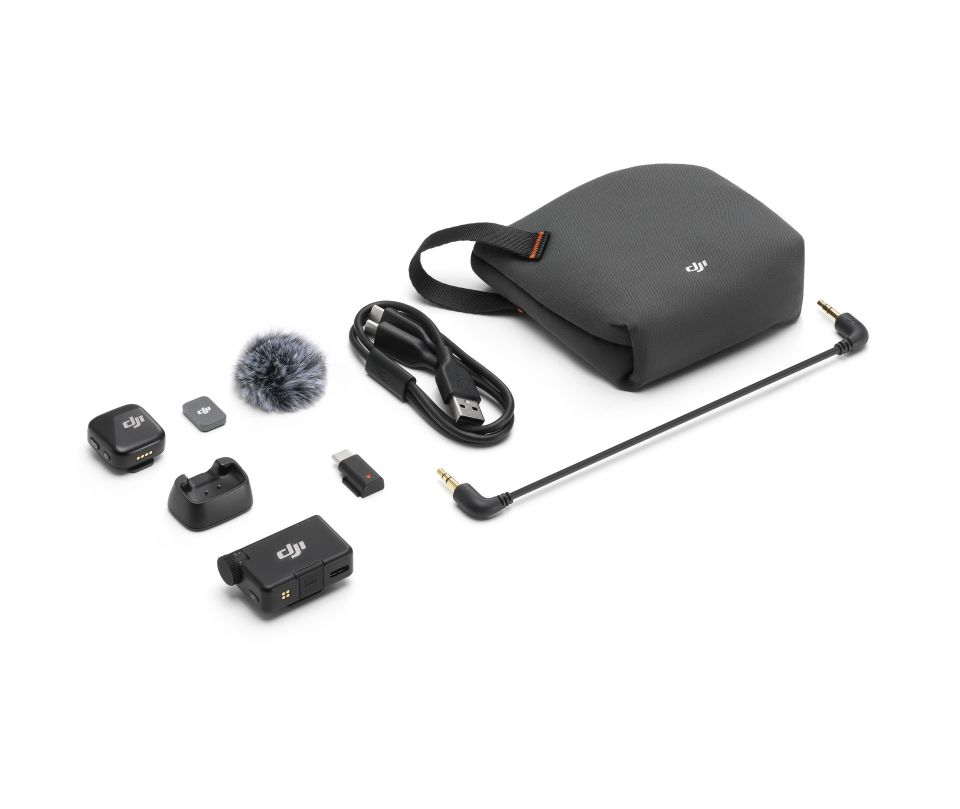 DJI Mic Mini Kompakt Dijital Kablosuz Mikrofon Sistemi (Tek Kişilik)