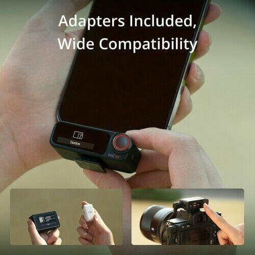 DJI Mic 2 2 Kişilik Kompakt Dijital Kablosuz Mikrofon Sistemi