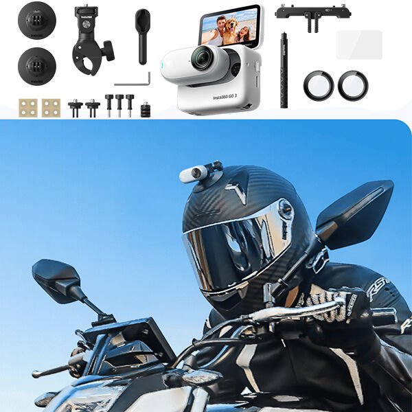 Insta360 GO 3 Motorsiklet Kiti Full 64GB
