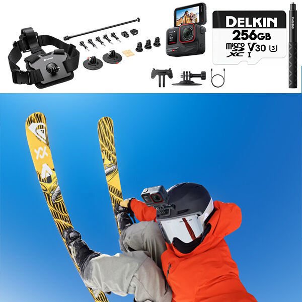 Insta360 Ace Pro Kayak Snowboard Kiti + 256GB Hafıza Kartı