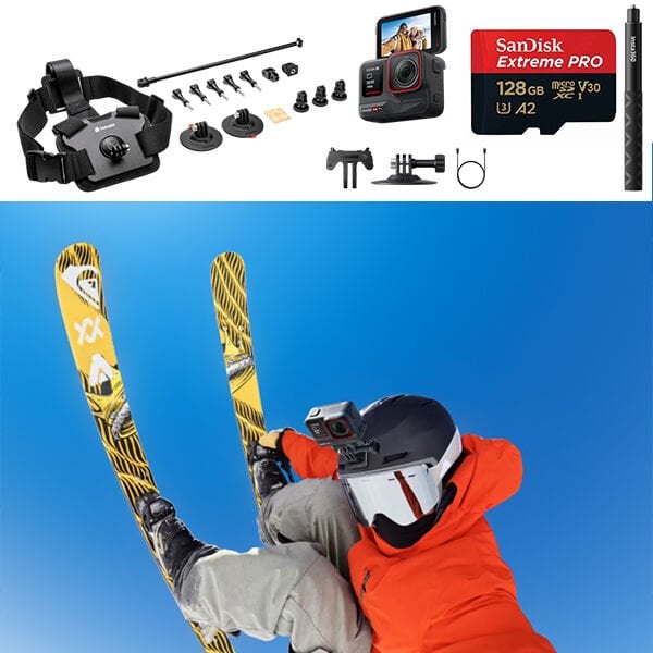 Insta360 Ace Pro Kayak Snowboard Kiti + 128GB Hafıza Kartı