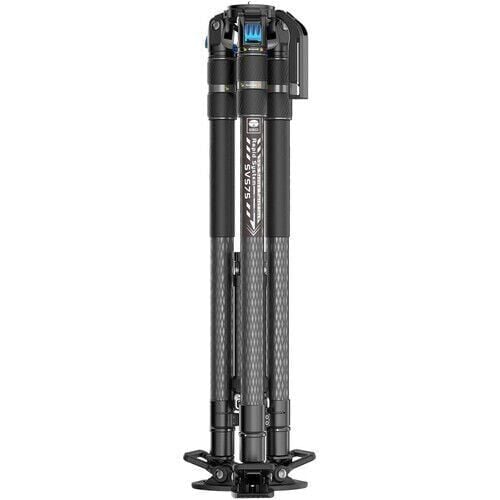 Sirui SVS75 Rapid-System Karbon Fiber Video Tripod Kiti (SVH15 Kafa ile)