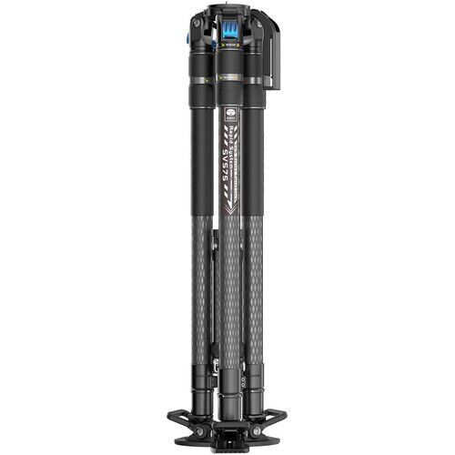 Sirui SVS75 Rapid-System Karbon Fiber Video Tripod Kiti (SVH15 Kafa ile)