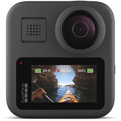 GoPro MAX 360 Derece Aksiyon Kamera +GoPro Enduro İkili Şarj Cihazı + Batarya + Hafıza Kartı