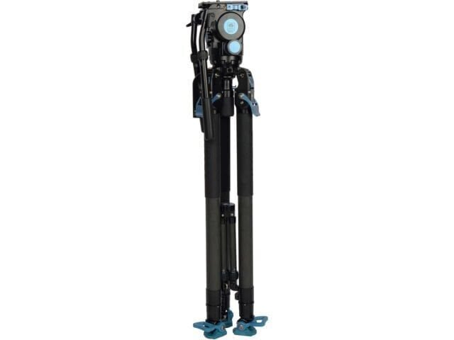 Sirui SVT75 PRO Rapid Karbon Fiber Video Tripod Kiti (SVH15 Kafa ile)