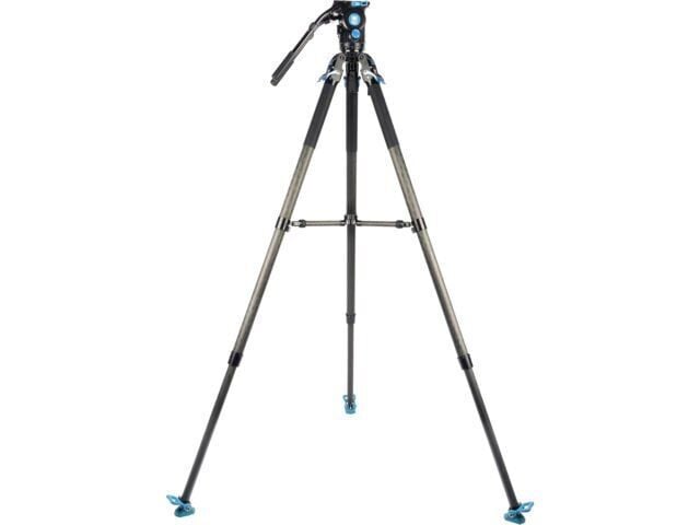 Sirui SVT75 PRO Rapid Karbon Fiber Video Tripod Kiti (SVH15 Kafa ile)
