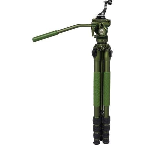 Sirui GT04+GT5 Pilot Series Video Tripod Kiti (Koyu Yeşil)