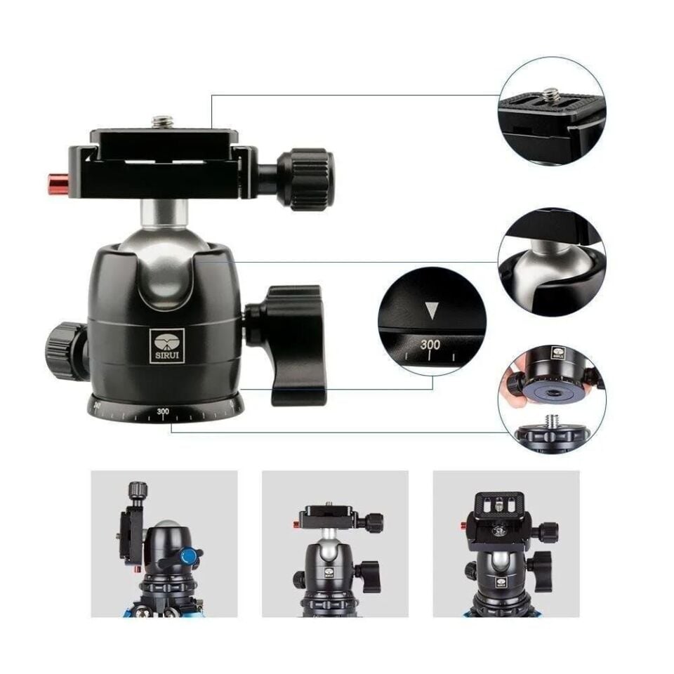 Sirui AM-223 + B-00K Karbon Fiber Profesyonel Tripod Kiti