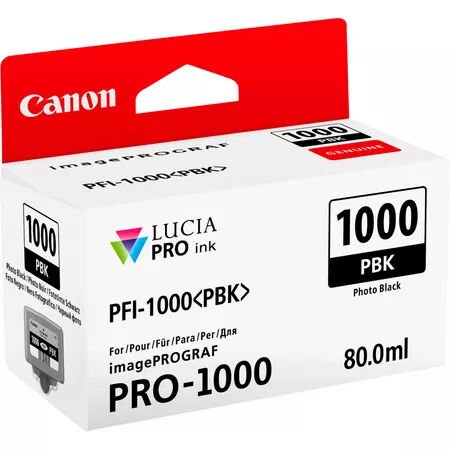 Canon PFI-1000PBK Fotoğraf Siyah Mürekkep