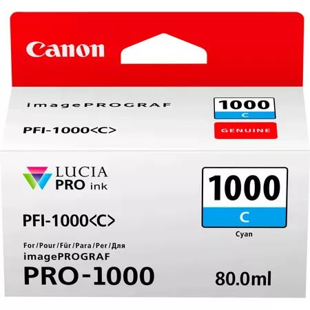 Canon PFI-1000C Cyan Mürekkep