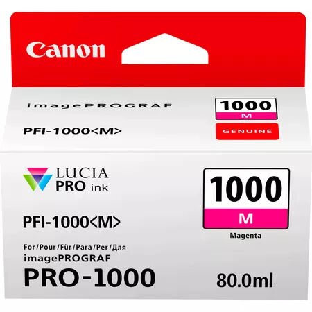 Canon PFI-1000M Macenta Mürekkep