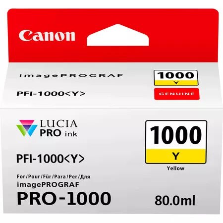 Canon PFI-1000Y Sarı Mürekkep
