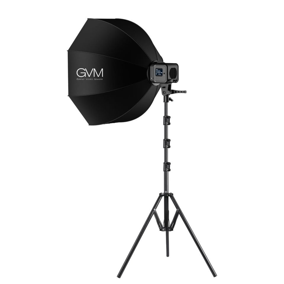 GVM SD80D Bi-Color LED Video Işığı Softbox Set