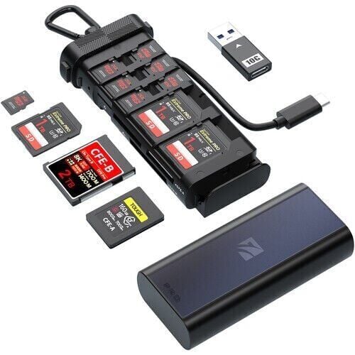 Freewell PRO CARD READER CF Express Type A/B, SD, TF COMBO YENİ