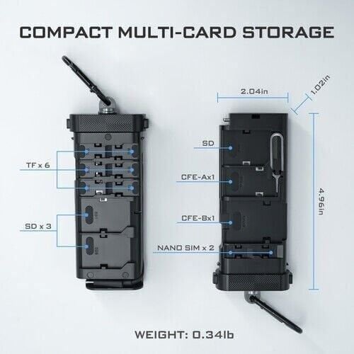 Freewell PRO CARD READER CF Express Type A/B, SD, TF COMBO YENİ