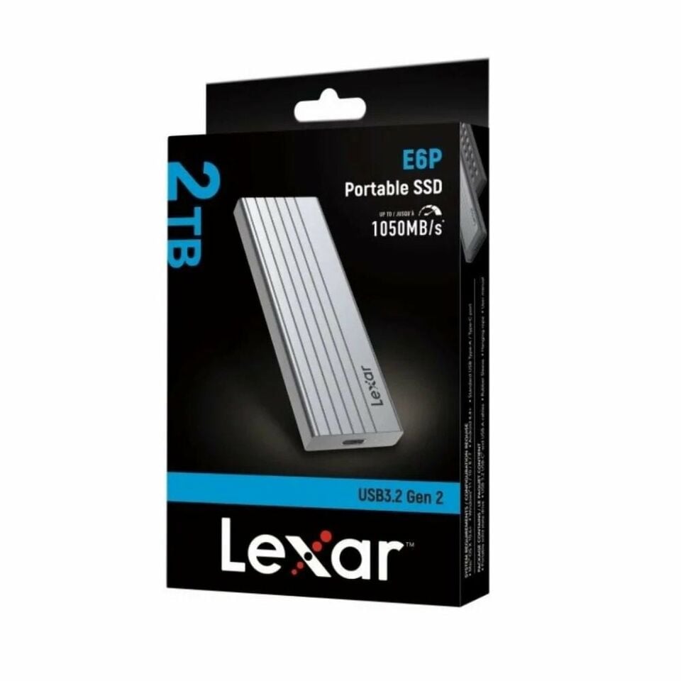Lexar E6P  2TB R1050/W1000 Taşınabilir SSD