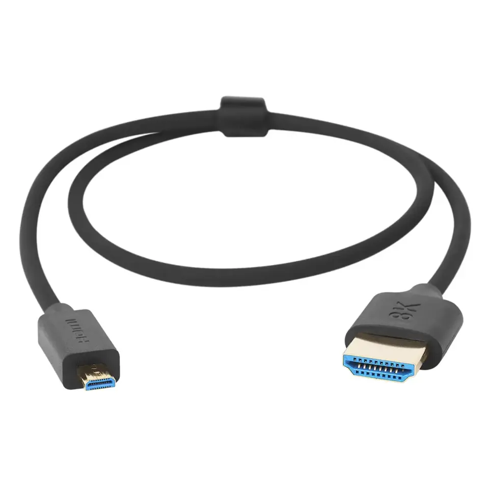 Accsoon 8K HDMI 2.1 Type A- Micro HDMI Type D 50cm Kablo