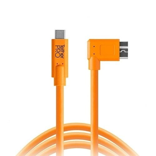 Tether Tools USB-C to 3.0 Micro-B Right Angle Kablo 4.6m CUC33R15-ORG